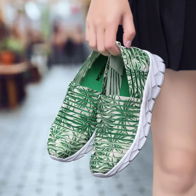 

Light Soft Women's Shoes 2020 Summer New Breathable Elastic Cloth Shoes Pregnant Women's Shoes Fairy Fashion Shoes