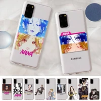 toplbpcs nana osaki anime phone case for samsung a 10 20 30 50s 70 51 52 71 4g 12 31 21 31 s 20 21 plus ultra
