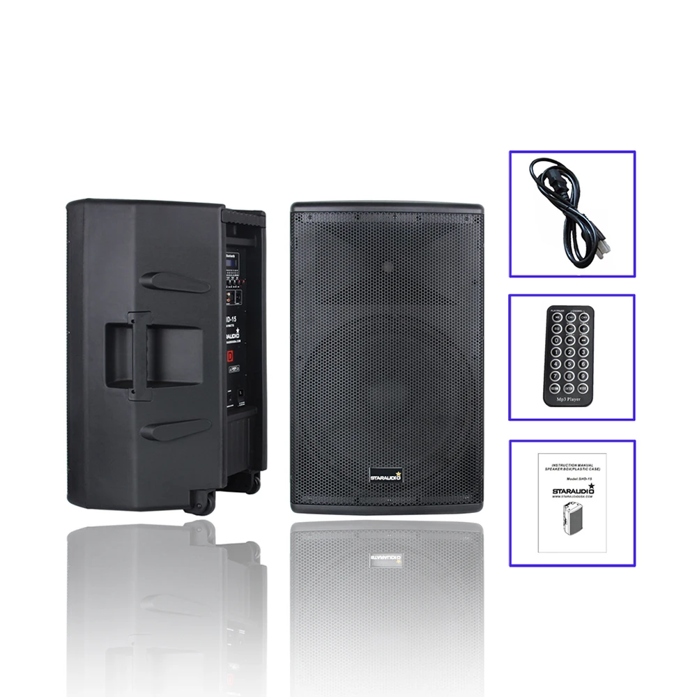 STARAUDIO Профессиональный 15 ''активный 4000 Вт PA DJ питание аудио этап Bluetooth Динамик