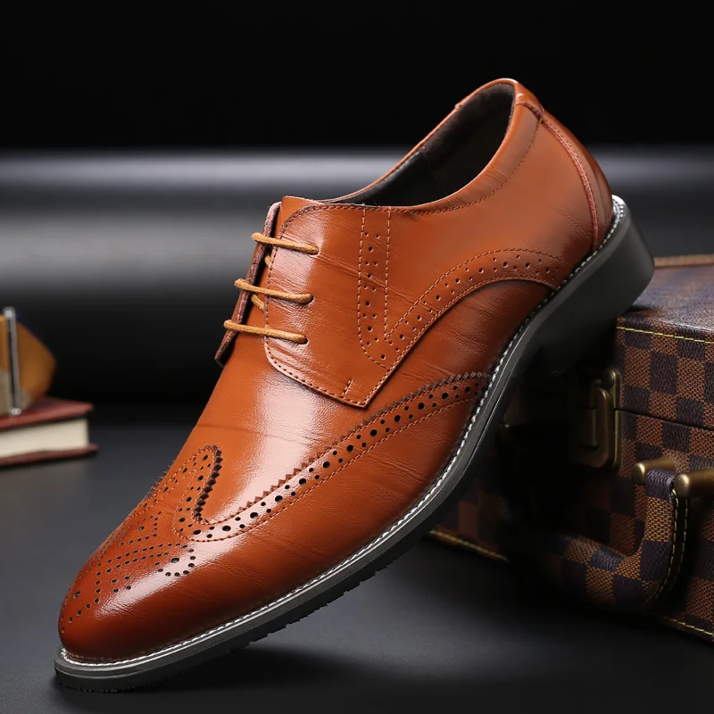 

Men's Casual Leather Shoes Causal Shoes For Men Leisure Casual Fashion Breathable Mens Zapatos Casuales Comfortable