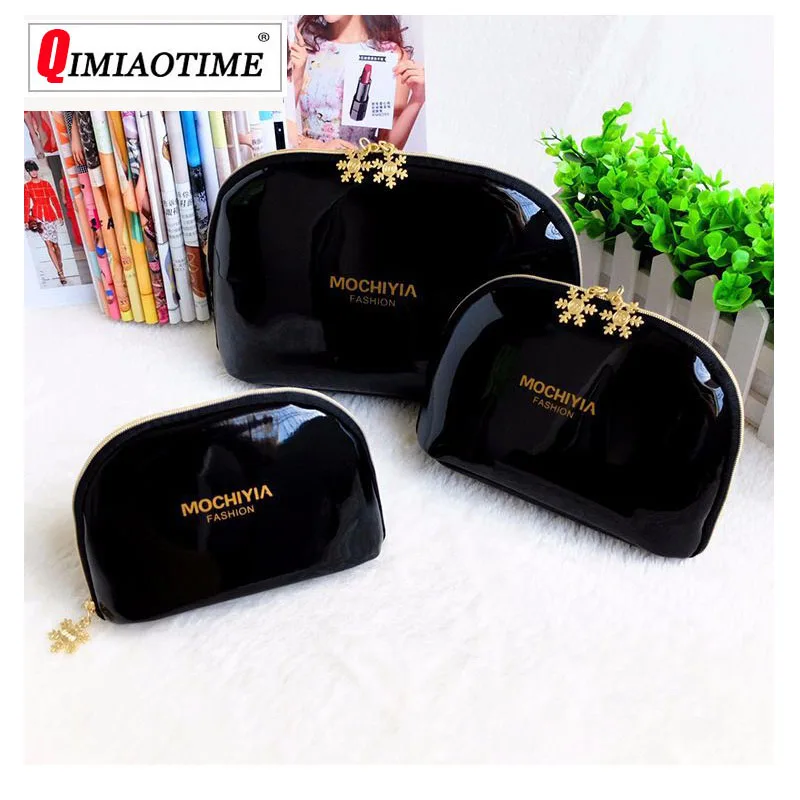 Новинка 2020 яркая лакированная кожа зеркальная искусственная косметичка