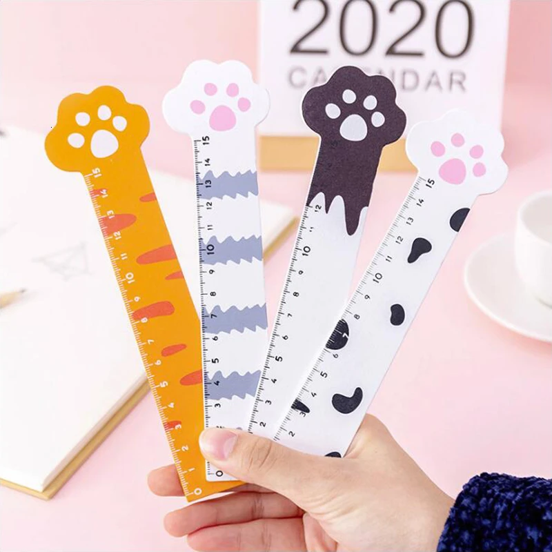 Деревянный материал линейка Кошачий коготь офисные канцелярские товары