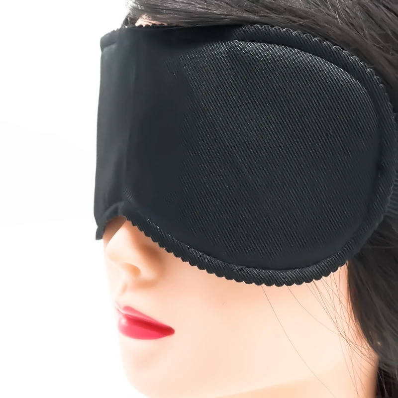 Черная маска Путешествия сна Отдых Спящая помощи для глаз Тенты крышка комфорт