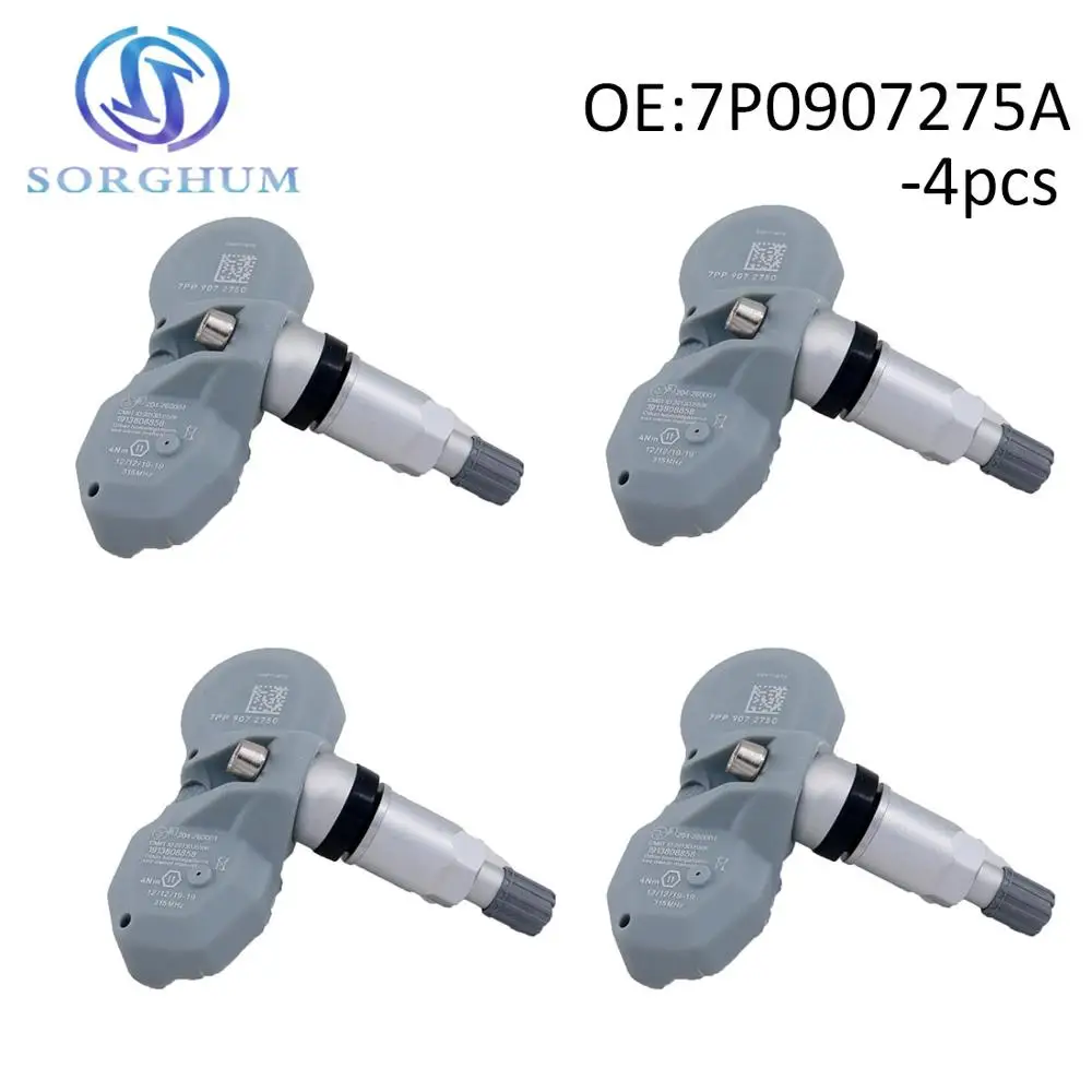 Датчик давления в шинах 7P0907275A, 315 МГц, 4 шт.