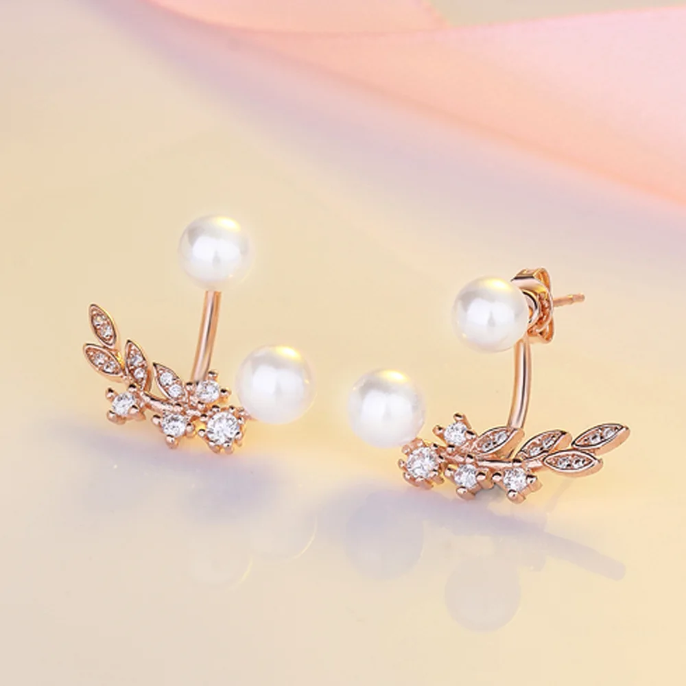 Высокое качество Мода 925 anillos серебряные кубические циркониевые серьги для женщин подарок Кристальные жемчужные серьги аксессуары ювелирные изделия