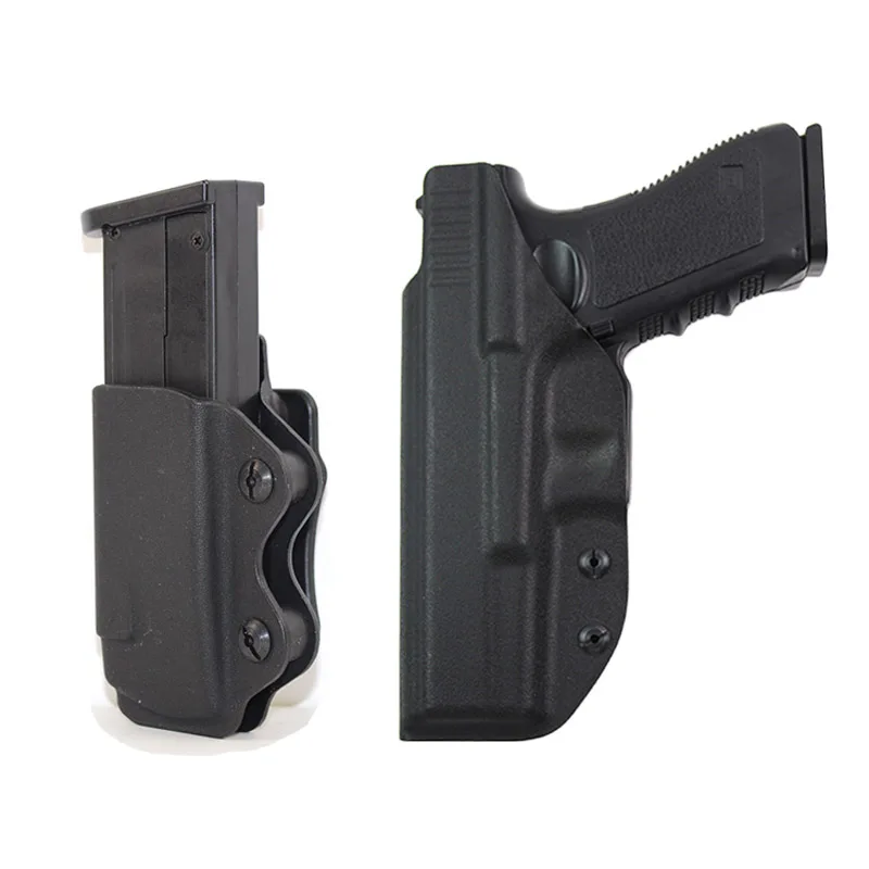IWB Kydex кобура Для Пистолетов Glock 17 31 43 43X Airsoft для пистолета чехол Скрытая сумка