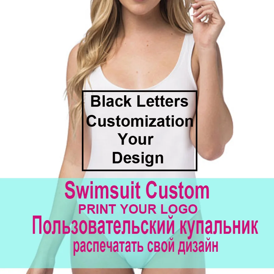 

Customized Letter Personalized Slogan Swimwear One Piece Swimsuit Make your own style bathing suit Swimwear bachelor Party Fun