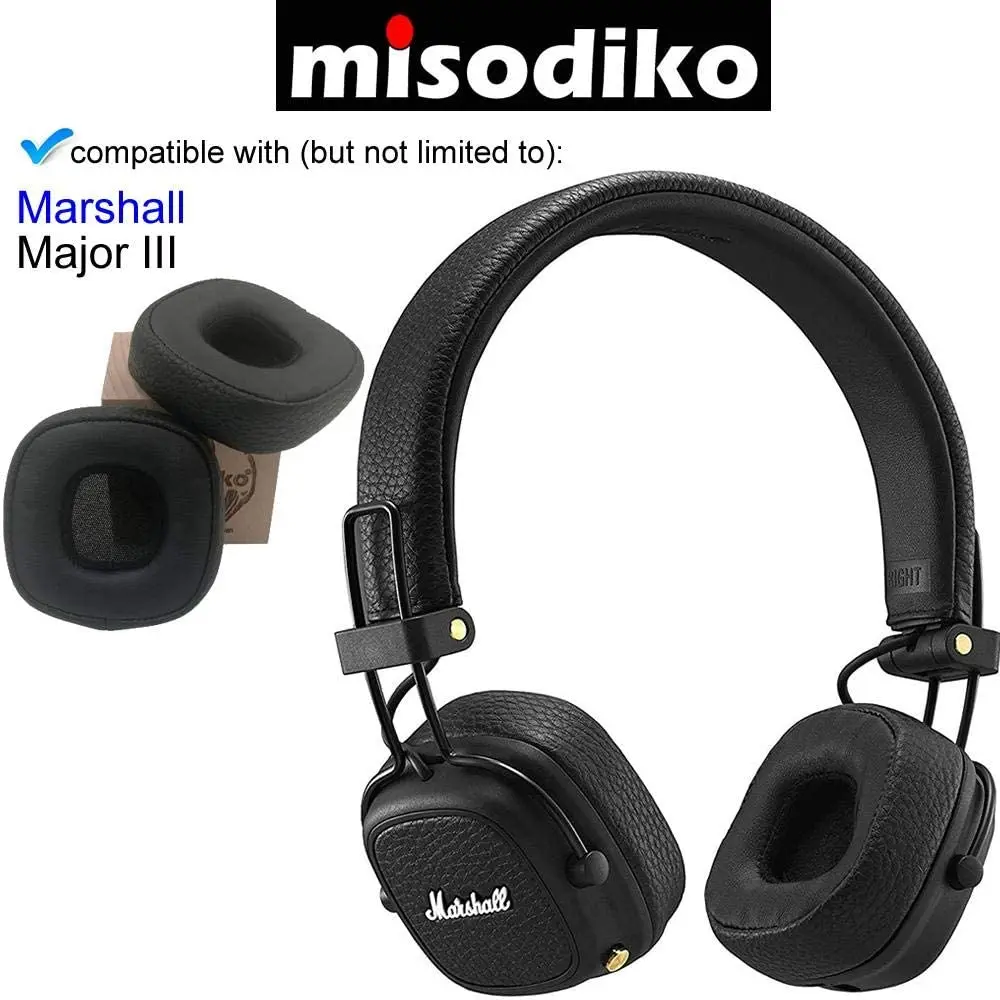 Сменные амбушюры для Marshall Major III 3 On-Ear | Запасные части наушников накладки на чашку