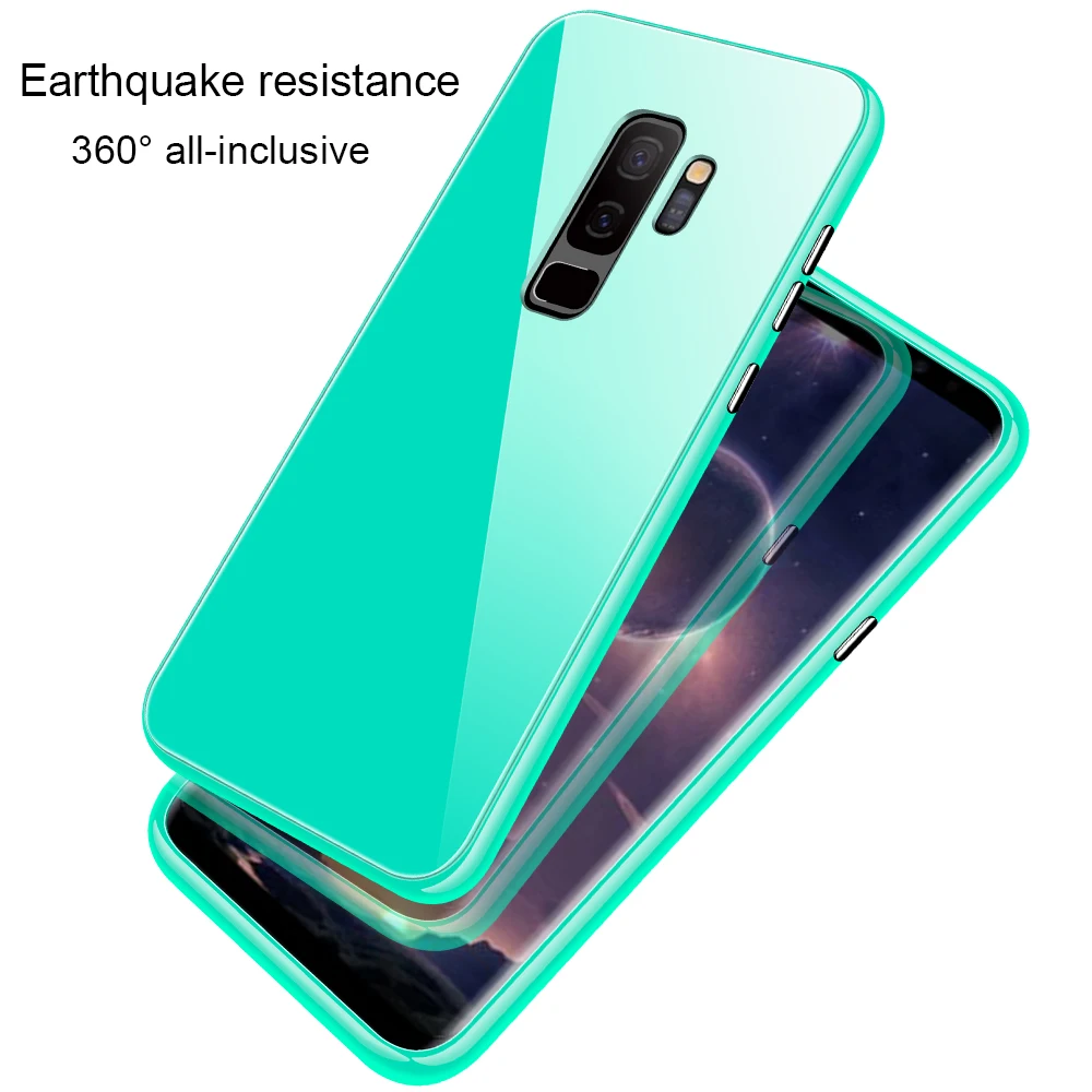 360 Full Protection Magnet Case for Samsung Galaxy S7 edge S8 S9 S10 Plus Magnetic With Soft Screen Protector Note 8 9 |