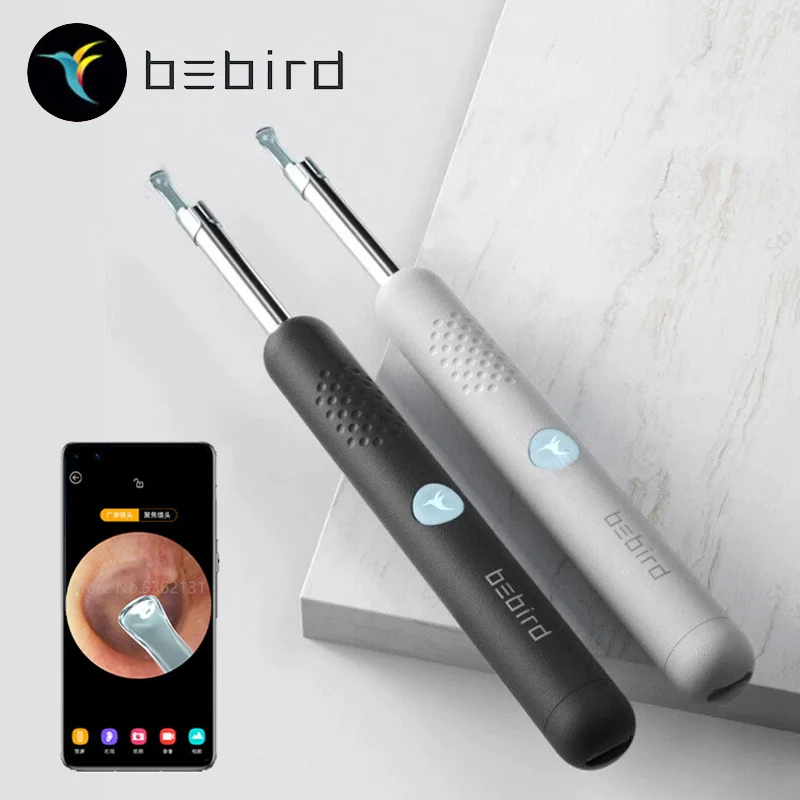 Bebird R1 Беспроводной интеллектуальный ушной палочка 300 Вт Высокоточный эндоскоп