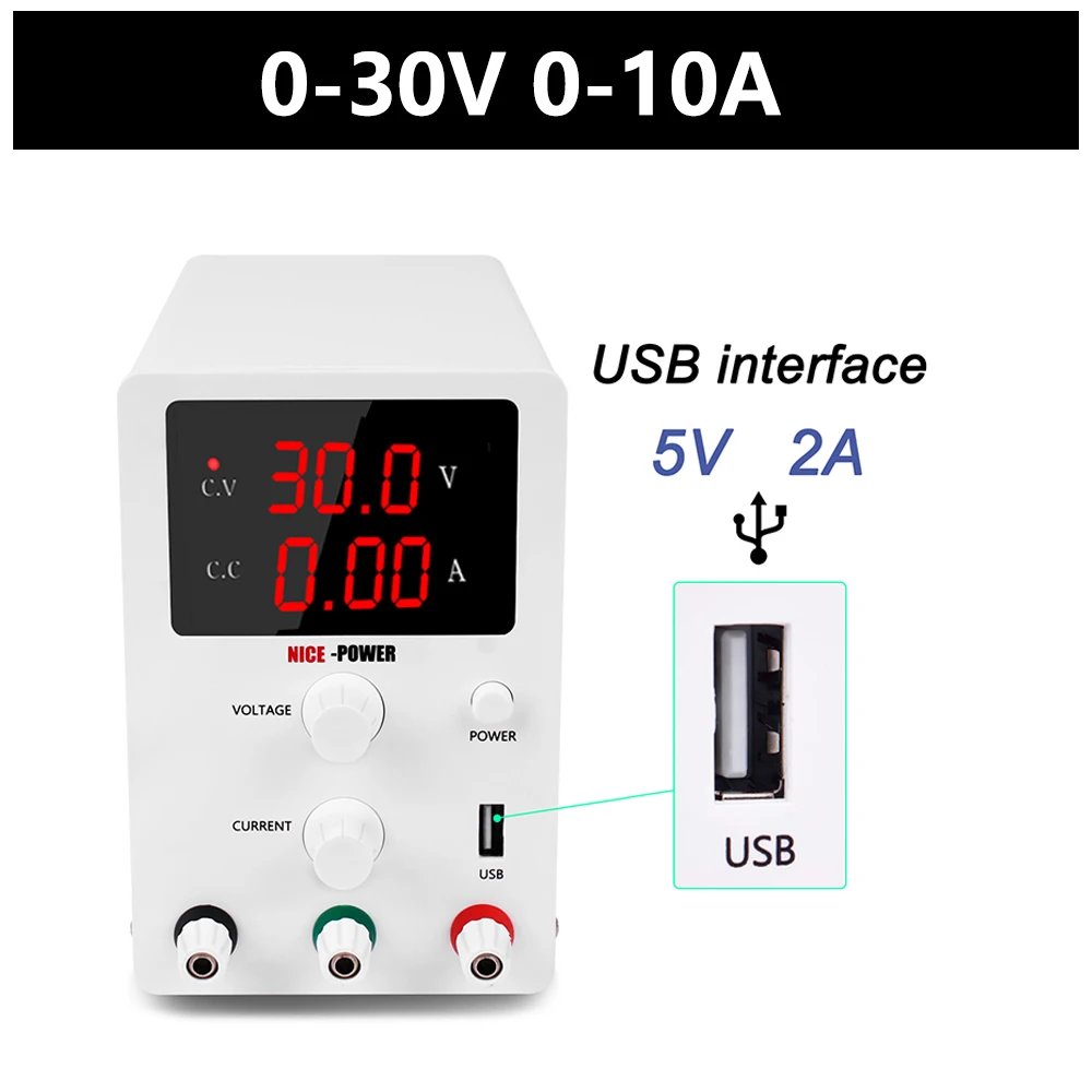 

Nice-power Switching Power Supply Adjustable Laboratory Ac to Dc 5V Voltage And Current Regulator Power Control 220V R-SPS3010