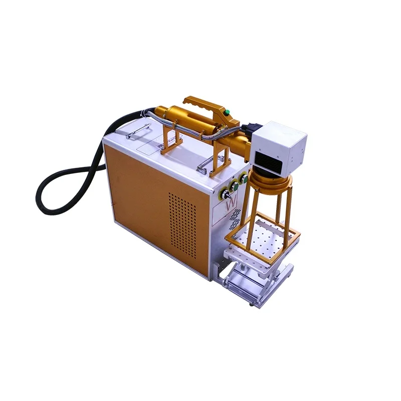 Лидер продаж 2021 волоконно-лазерная маркировочная машина с ротационной 30 Вт