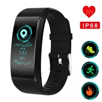 smart watch ip68 sport fitness bracelet pedometer heart rate monitor waterproof