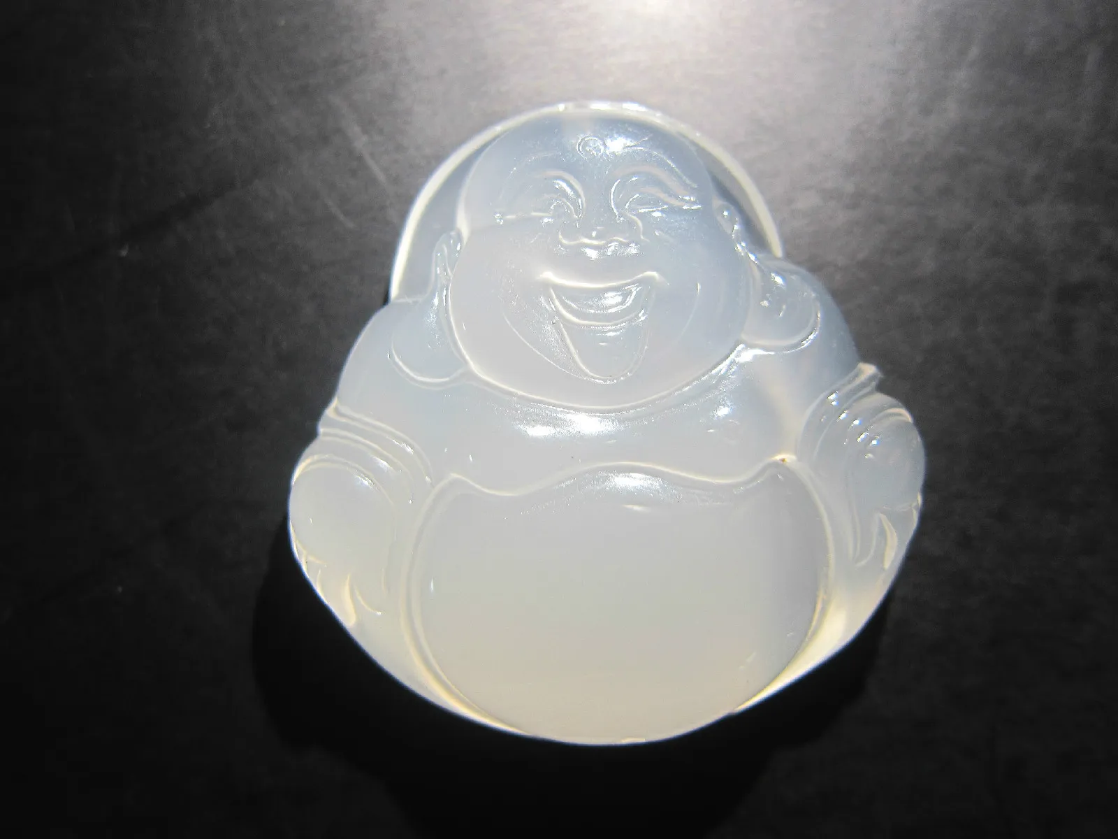 Натуральный китайский Агат нефритовая подвеска белое ожерелье Будды модная