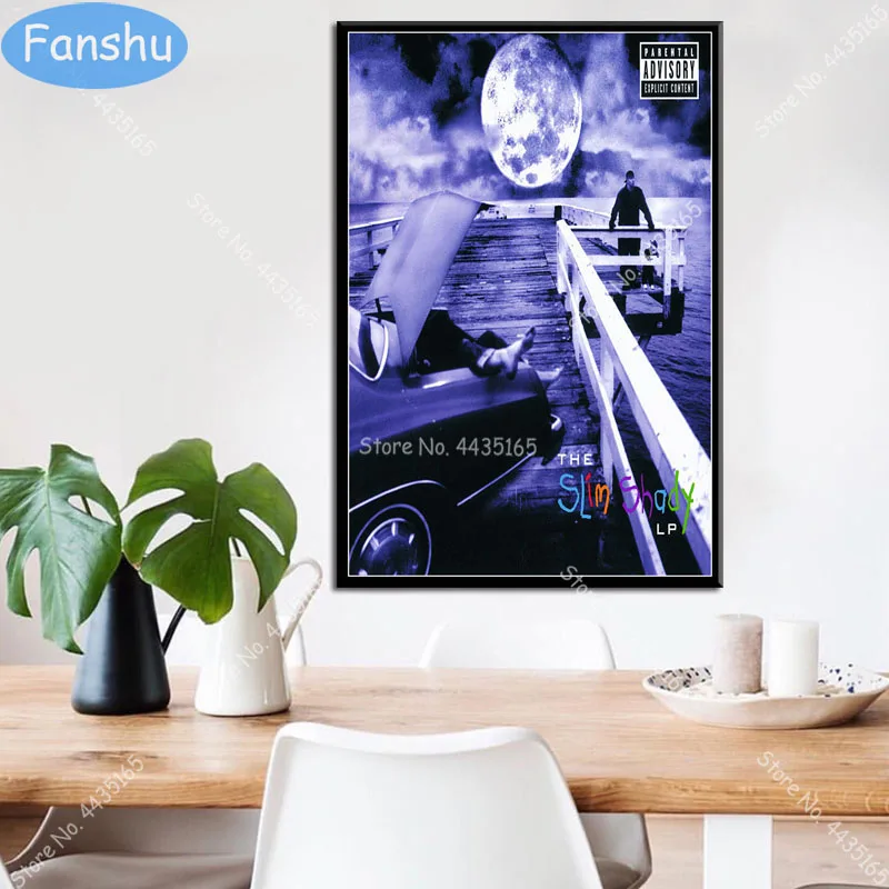 Постер Eminem The Marshall Mathers Rap Hip Hop Star настенная Картина на холсте постеры и принты для