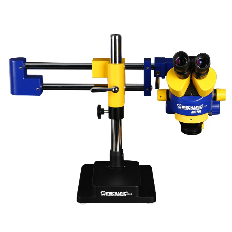 

Industrial grade multi-directional mobile base industrial grade trinocular microscope can be connected to the camera MC75T-L2