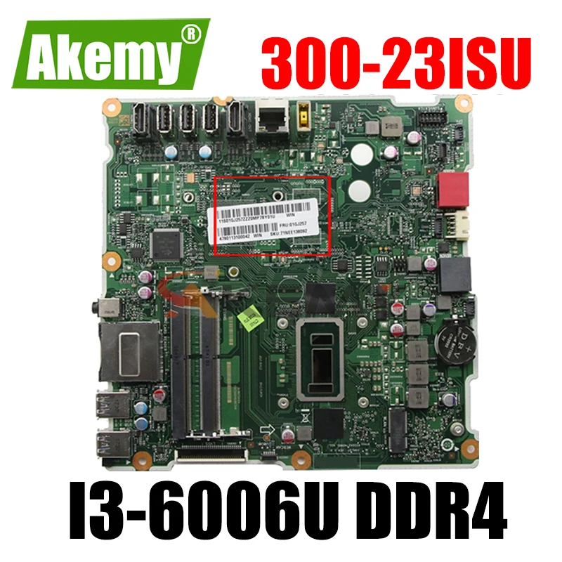 

Для Lenovo Ideacentre AIO 300-23ISU все-в-одном материнская плата I3-6006U процессор DDR4 01GJ258 01GJ257