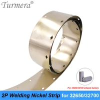 32650 32700 2p welding nickel 0 15mm44mm for lifepo4 battery nickel strip with screw hole use 32650 32700 lifepo4 battery pack