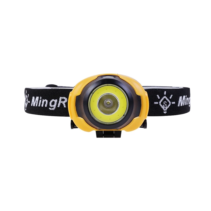 MingRay мини COB налобный фонарь 3 Вт мощная светодиодная фара водонепроницаемый фонарик на голову для кемпинга рыбалки