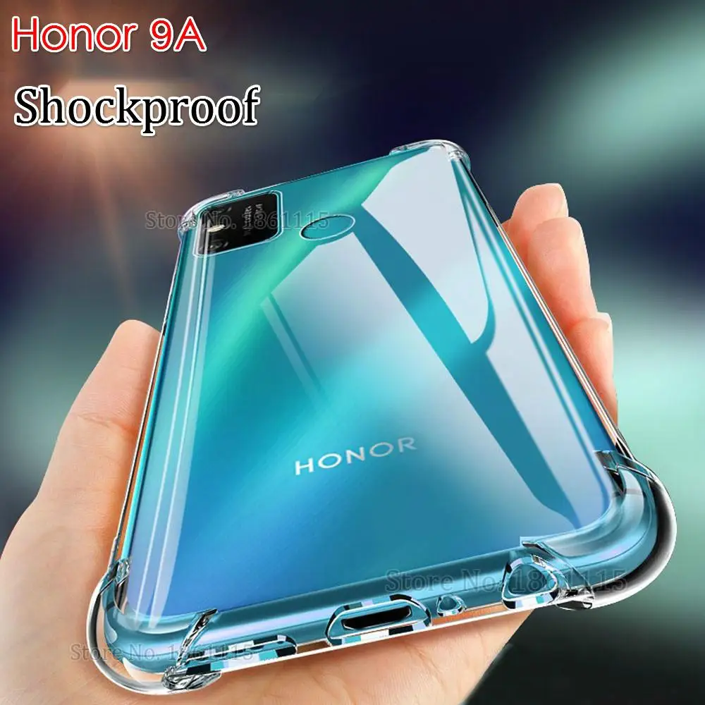 Силиконовый чехол для Huawei Honor 9A 20 Lite 10i 30 Pro 30S X10 P40 мягкий с подушкой безопасности