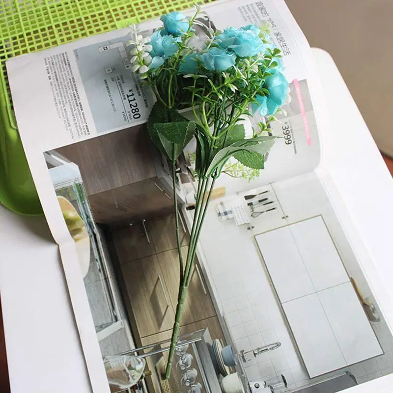 GTBL Красивая Очаровательная восхитительная 15 бутонов 1 букет Мини Роза из