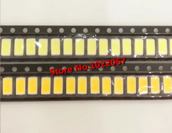 1000 шт. 5730 SMD LED 0 5 W Белый 50-55lm ультра яркий светодиодный Диод теплый белый