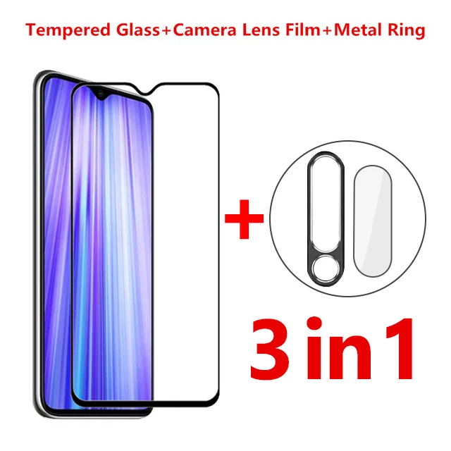 3 in 1 Black Ring 3 in 1 Camera Lens Film for Redmi Note 7 8 pro Mi9T K20 pro Glass Protective Ring Screen Protector For Xiaomi Redmi Note 8 7 pro - Цвет: 3 in 1 Black Ring