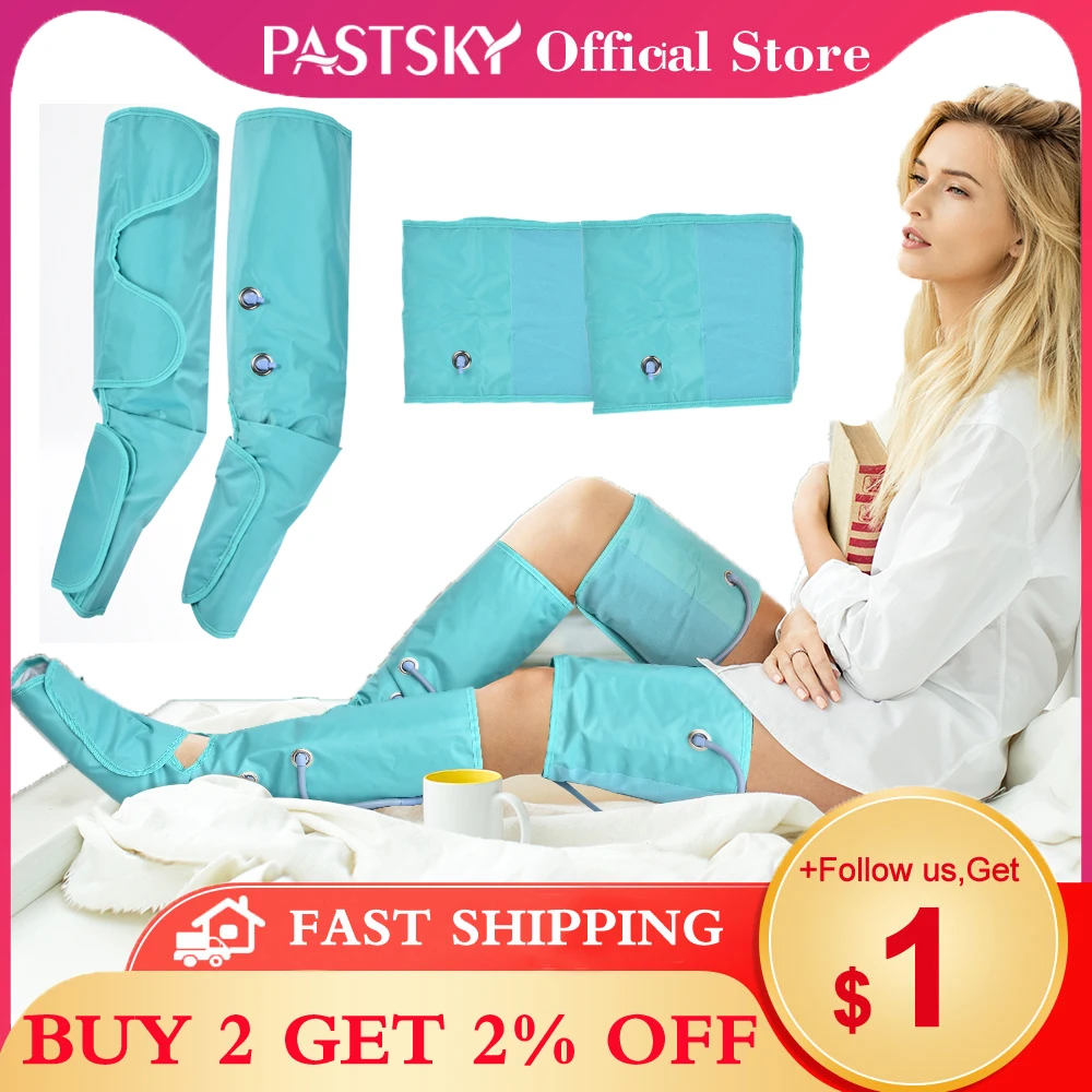 

PASTSKY Electric Foot Massager Air pressure Wraps Calf Pressotherapy massageador Promotes Blood Circulation Muscle Relaxation