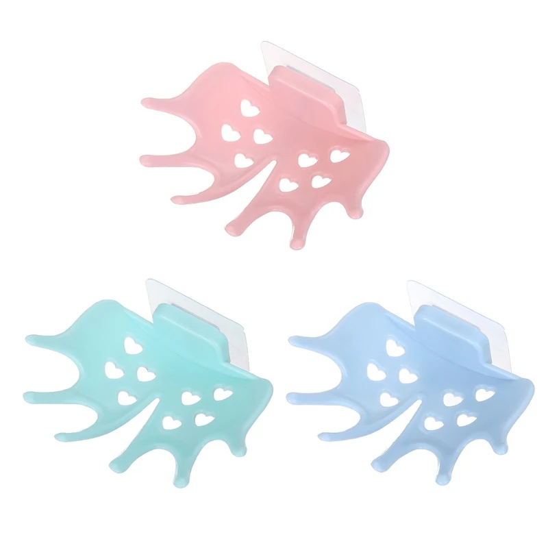 

Sturdy Soap Dish Holder Self Adhesive Wall Mounted Soap Sponge Holder Storage Saver for Home Kitchen Bathroom Shower