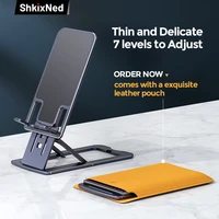 protable phone holder desk aluminmu alloy stand lightweight adjustment for mobile tablet under 13 inches for iphone 13