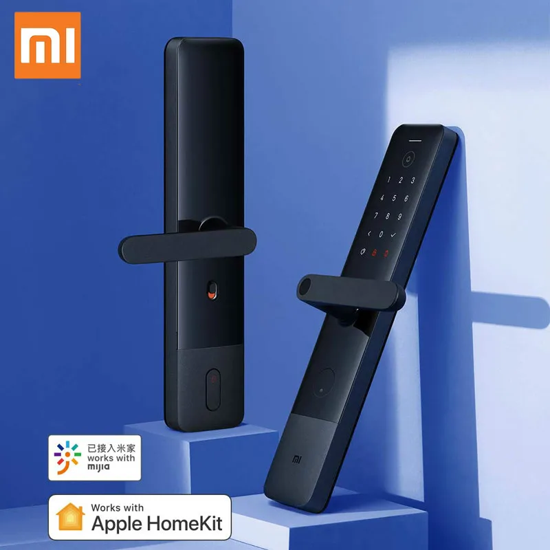 Оригинальный дверной замок Xiaomi умный E отпечаток пальца пароль Bluetooth