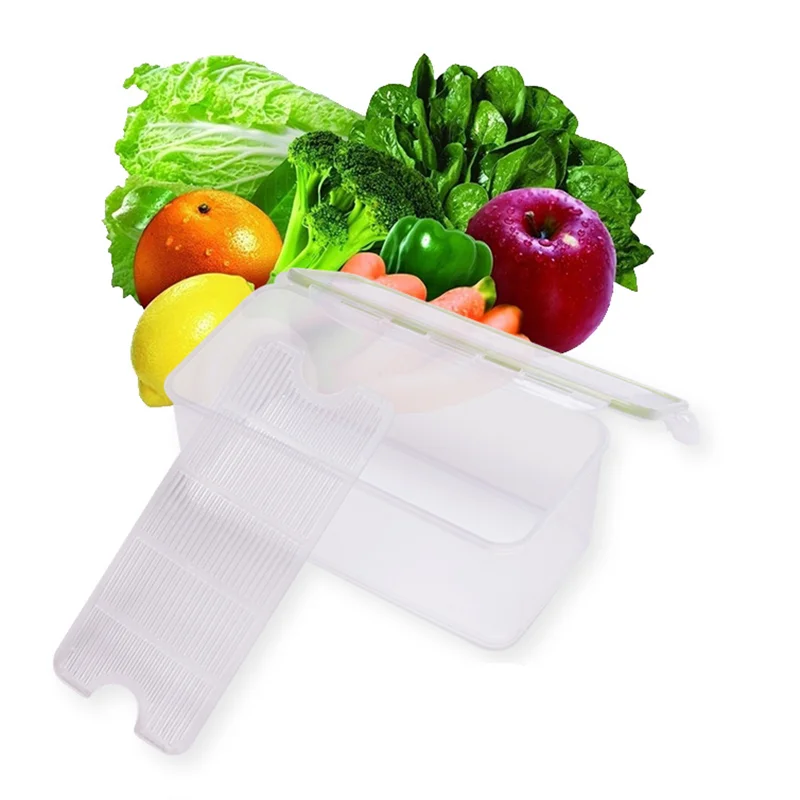 Большие пластиковые контейнеры для хранения коробка в холодильнике контейнер