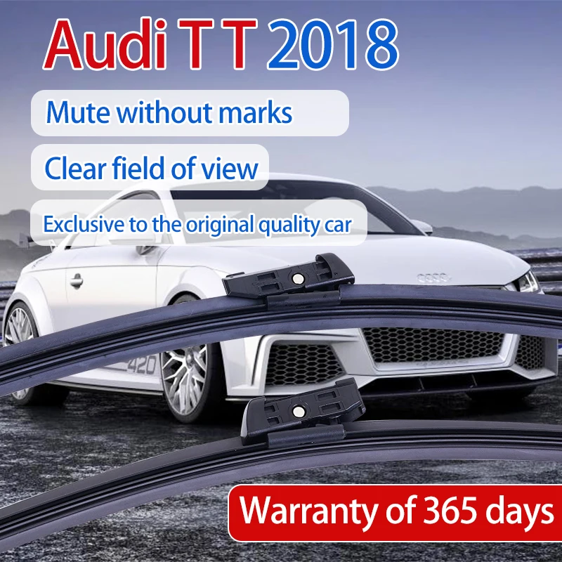 

ShangKeWen Car Boneless Silicone Windshield Wipers Blade For Audi T T Universal Noise Reduction Frameless Wipers Audi Accessori