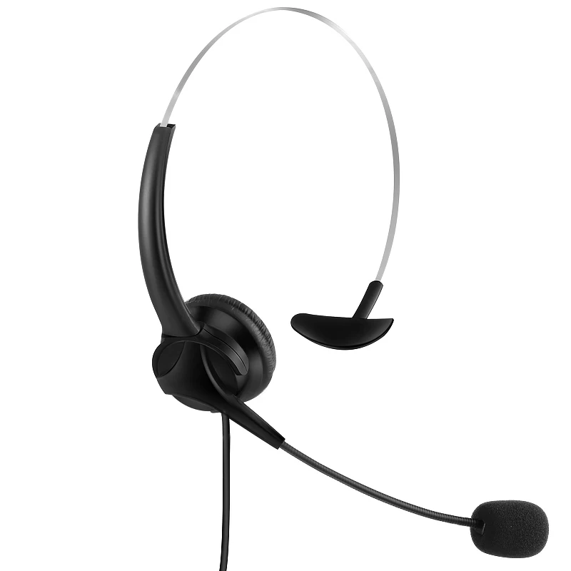 Telephone Headset Call Center Operator USB Corded Offical Headphone with Mini for Computer Laptop PC | Электроника