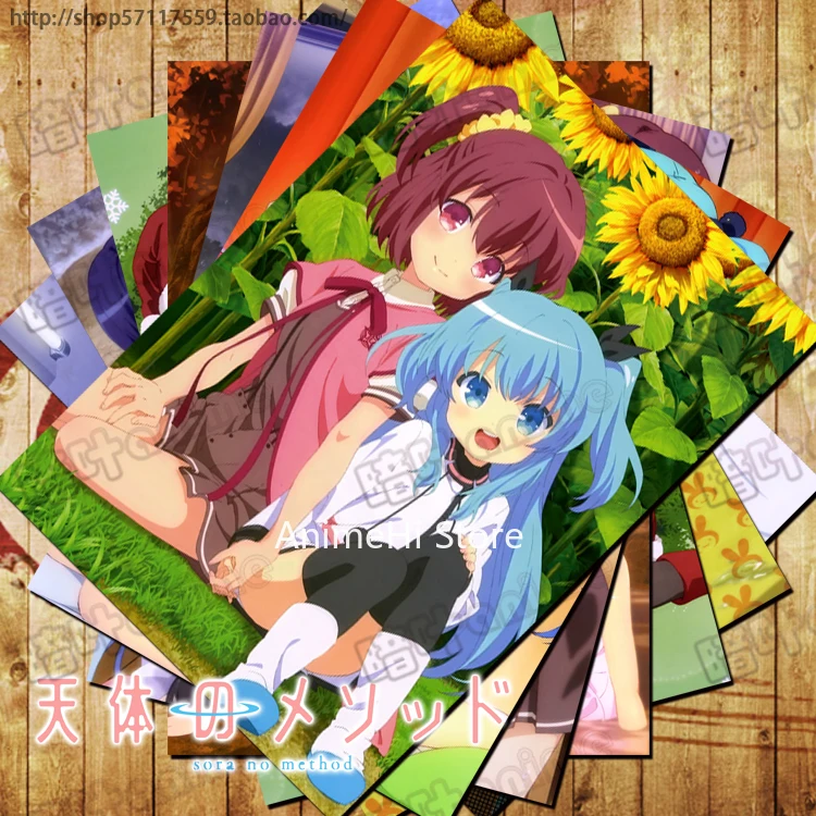 

10 pcs/set Anime Sora no Method posters Komiya Nonoka Noel Shiihara koharu wall pictures for Colletion A3 42x29CM Stickers