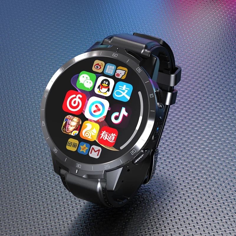 

Zq Смарт-часы мужские многофункциональные 4G доступом в Интернет Wi-Fi, всей сети H адаптирована к Huawei Xiaomi Мобильный телефон