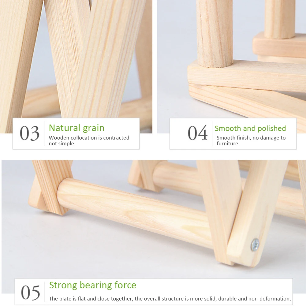 Креативные складные деревянные держатели для винных бутылок 10 практичный Декор