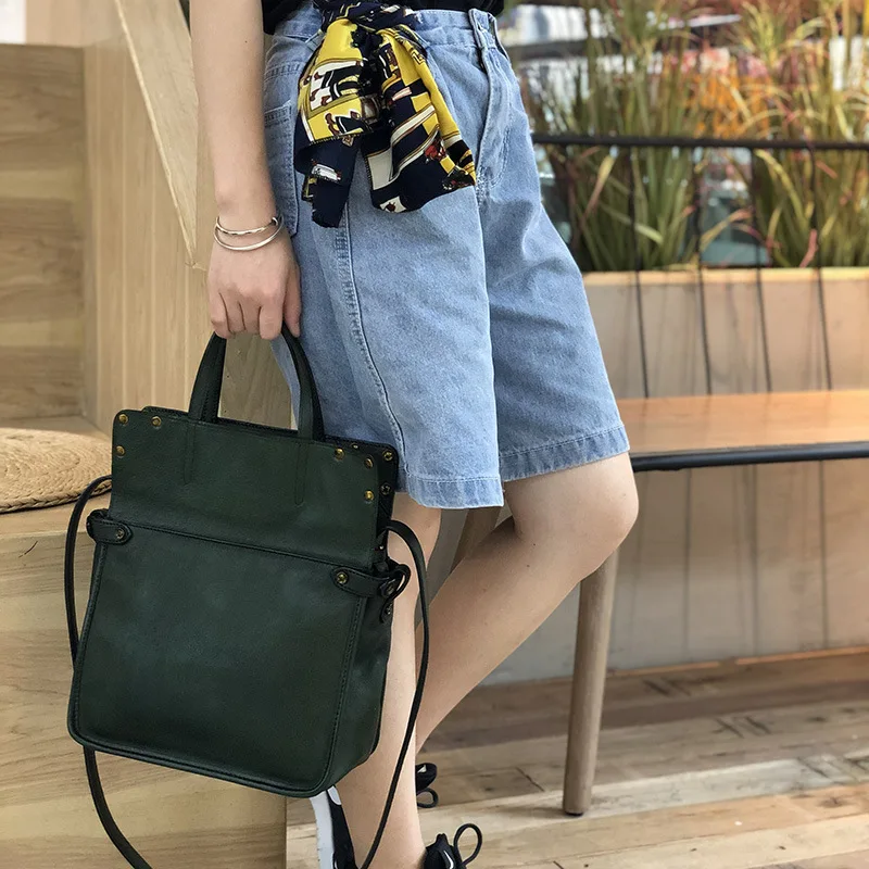 

OLN Women Satchel Bag Luxury Fashion Designer Shoulder Crossbody Bags Female Vegetable Top-handle Handbags Retro Vintage 2021