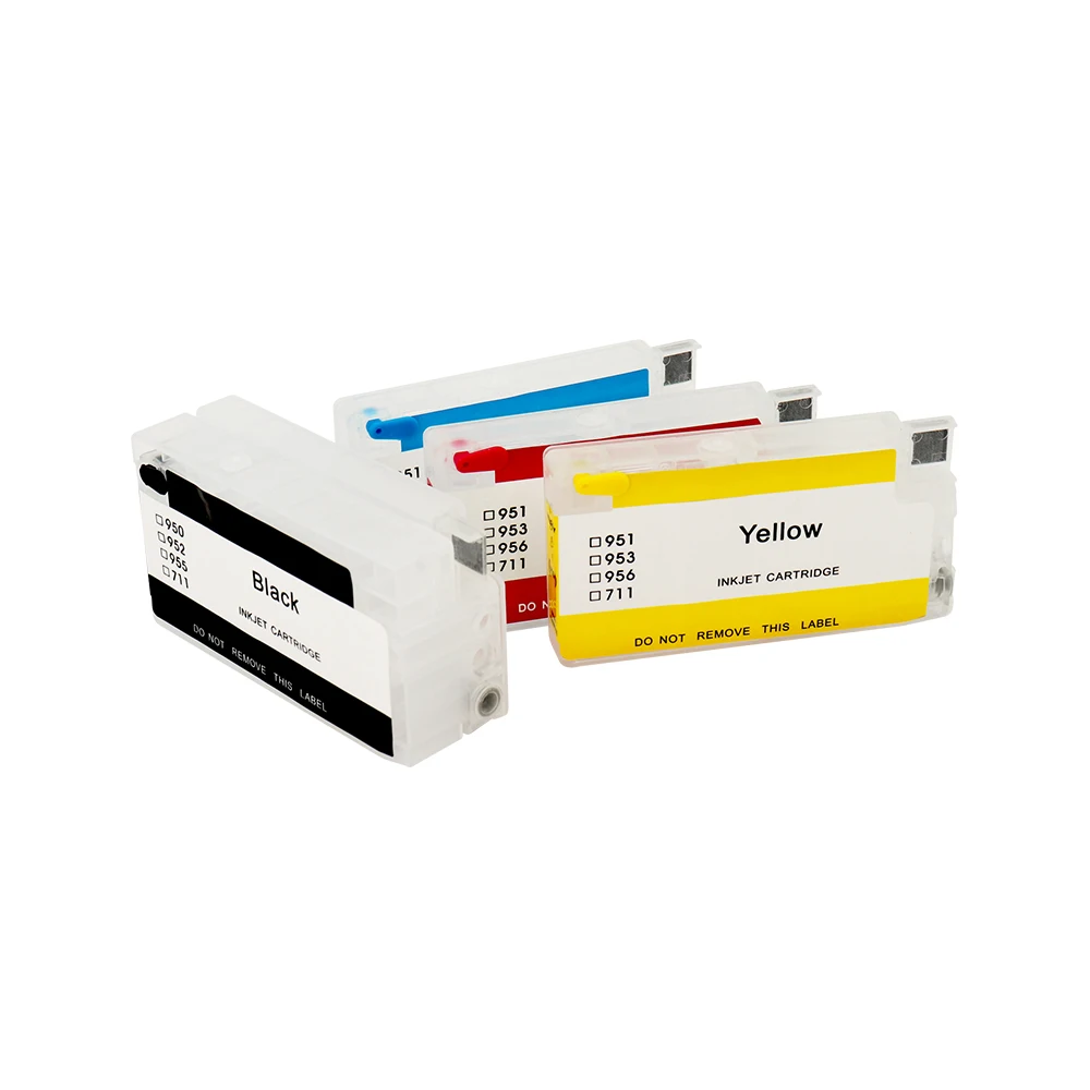 Перезаправляемые картриджи с дуговым чипом для HP Officejet Pro 950 8100 8600 8610 8620 8660 8640 251DW 4