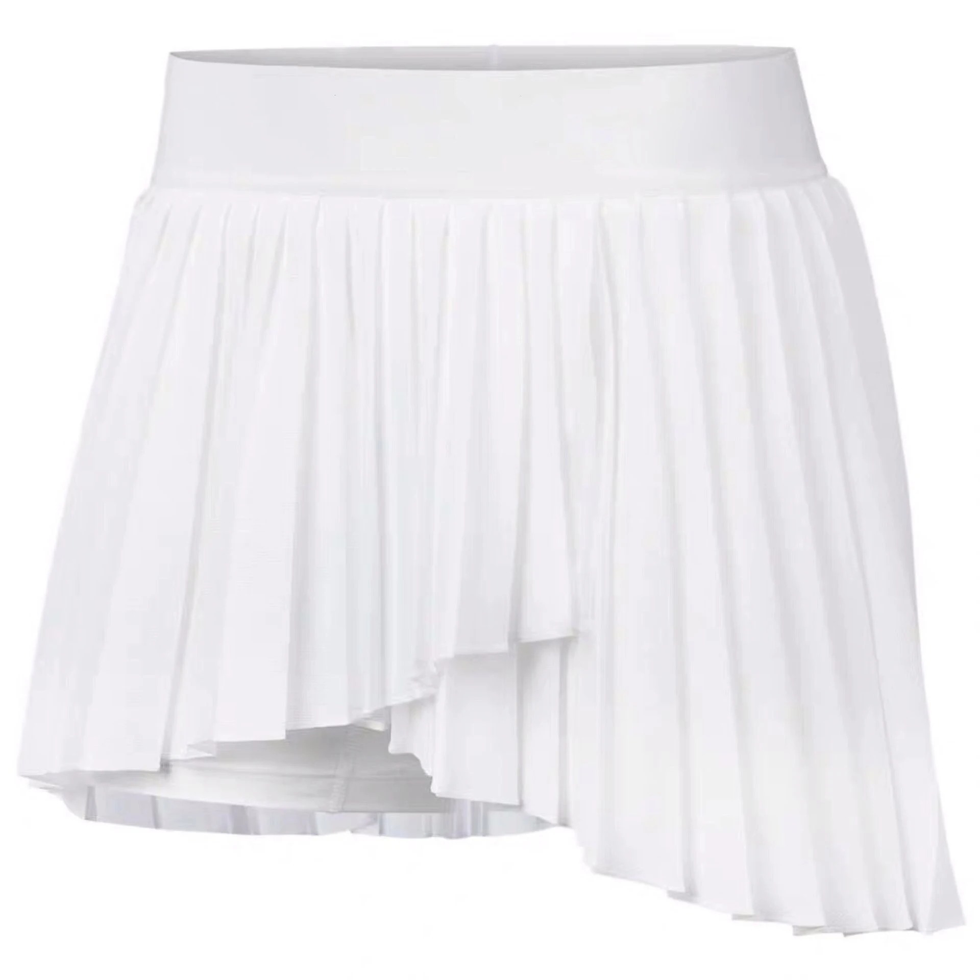 

Simple High Waist Solid Tennis Sports Pleated Skirt with shorts Women Harajuku Black White plus size Sexy Mini teenagers skirts