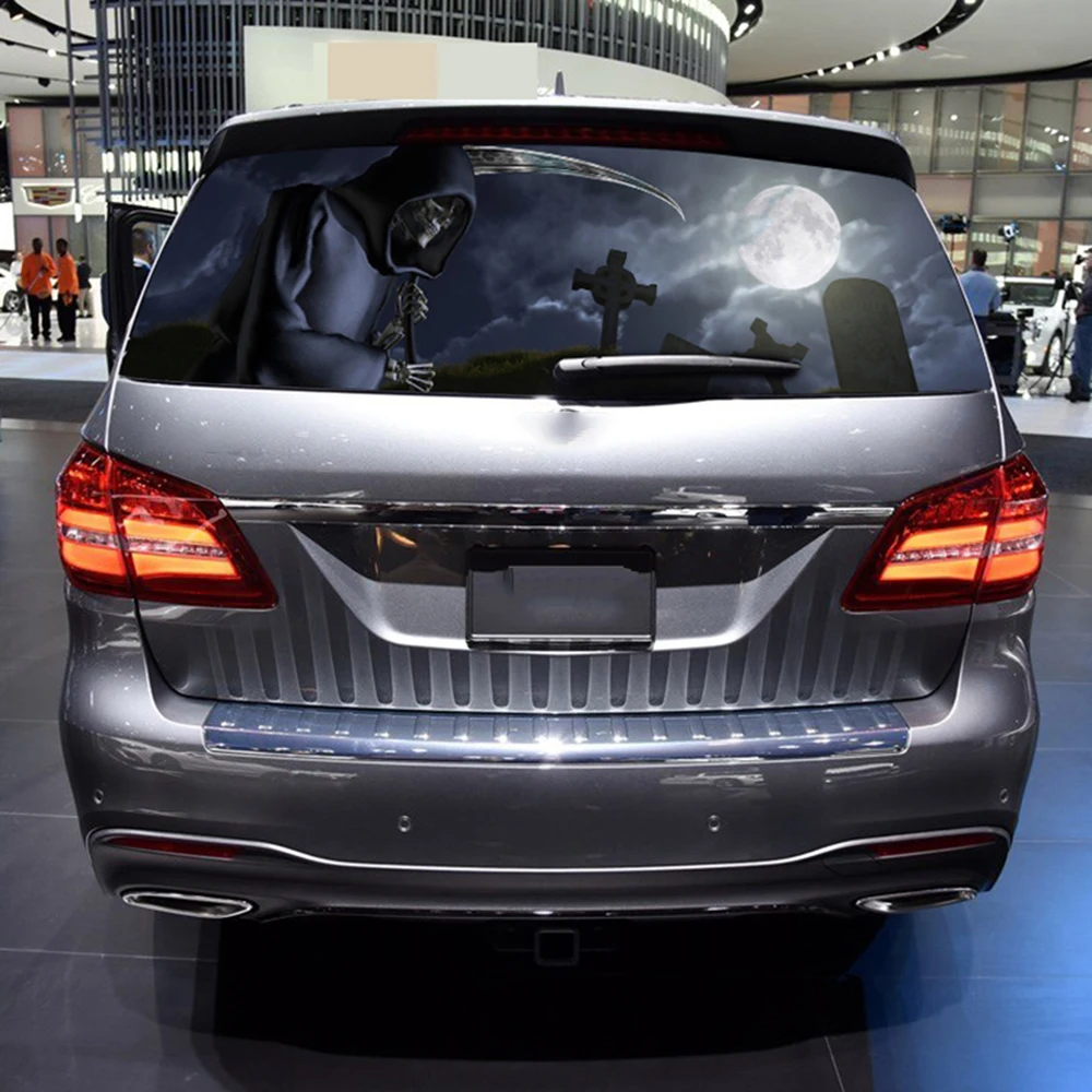 Автомобильные аксессуары наклейка на автомобиль Грим жнец кладбище заднее