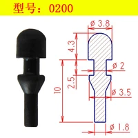 epdm acid and alkali resistant rubber plug rubber cover damping pad dust proof rubber sealing hole plug 2mm