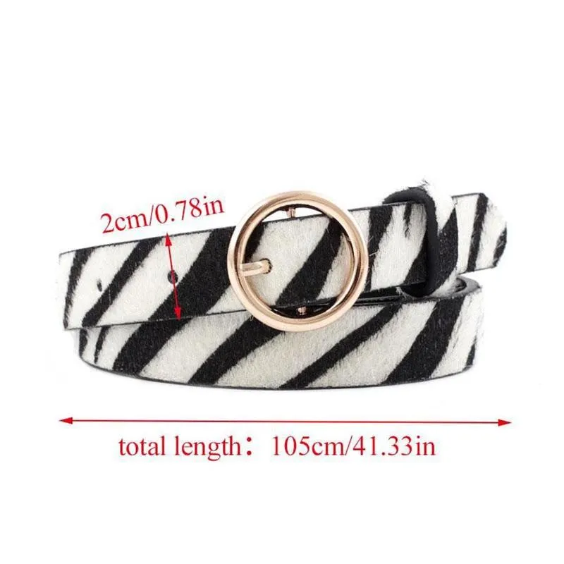 

Fashion Leopard Zebra Snake Printing Female Belt PU Leather Dress Skinny Belts for Women cinturones para mujer ceinture femme