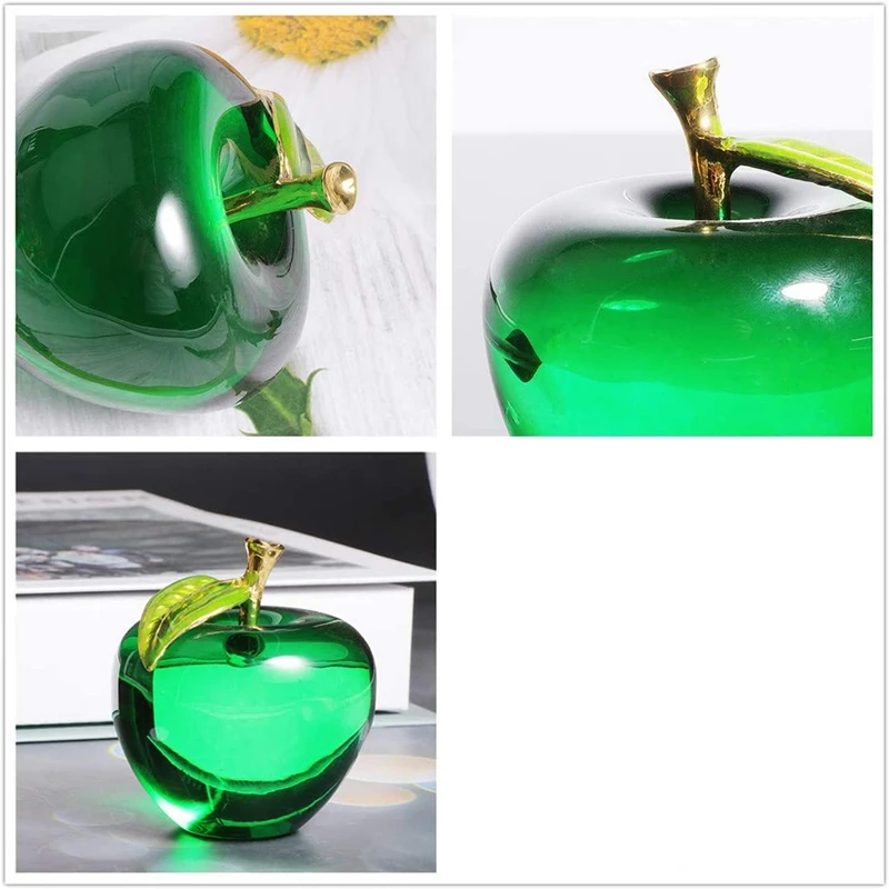 Хрустальное яблоко пресс-папье красивые поделки искусство и Коллекция