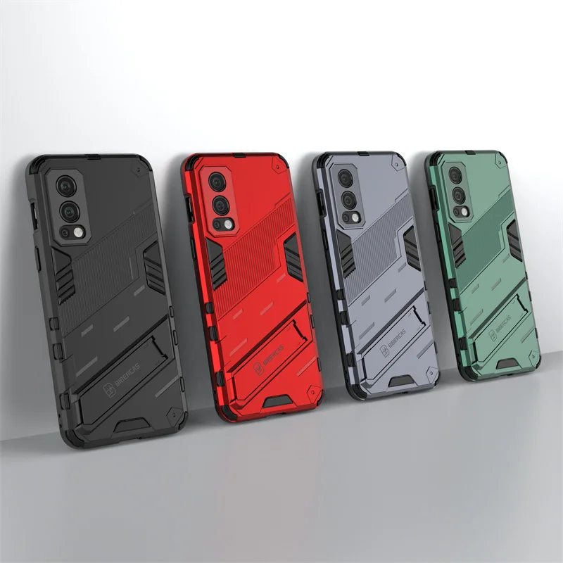 

Holder Cover Oneplus Nord 2 5G Case For Oneplus Nord 2 5G Capas PC Bumper Kickstand Back Cover For Oneplus Nord N200 2 5G Fundas