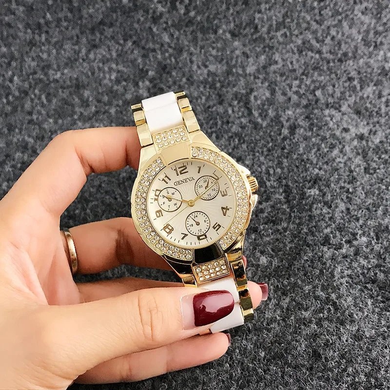 CONTENA роскошные стразы женские часы Лидирующий бренд с кристаллами и бриллиантами