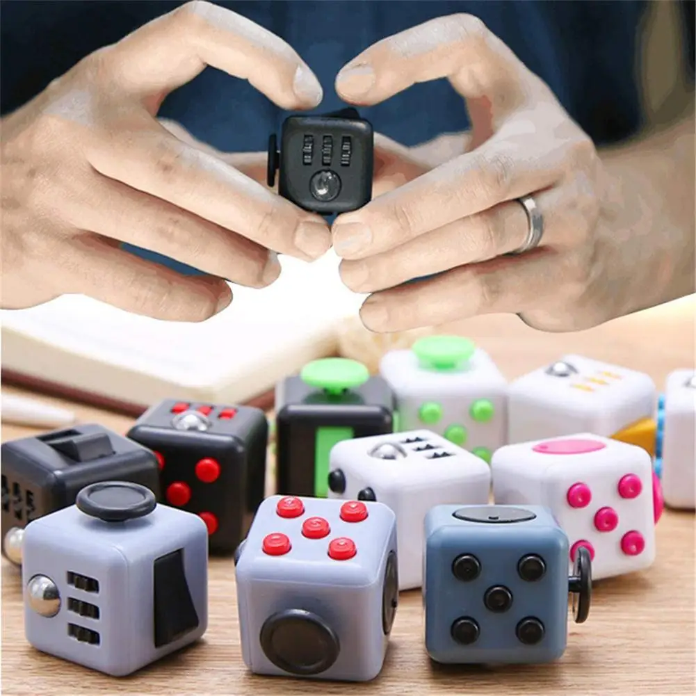 

3PCS Adult Antistress Fidget Toys for ADHD Mini Dice Stress Relief Toys Squeeze Fun Decompression Toys for Kids Children Gifts