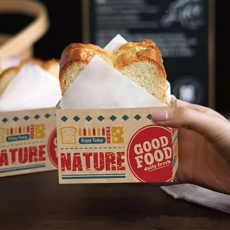 Оберточная бумага для сэндвичей корейских веб-знаменитостей Толстая коробка