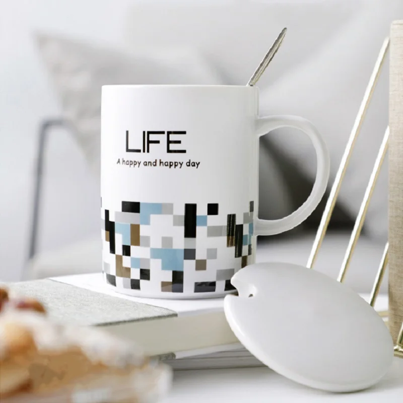 Керамическая кружка для кофе стакан чашка керамики креативные большие чайные