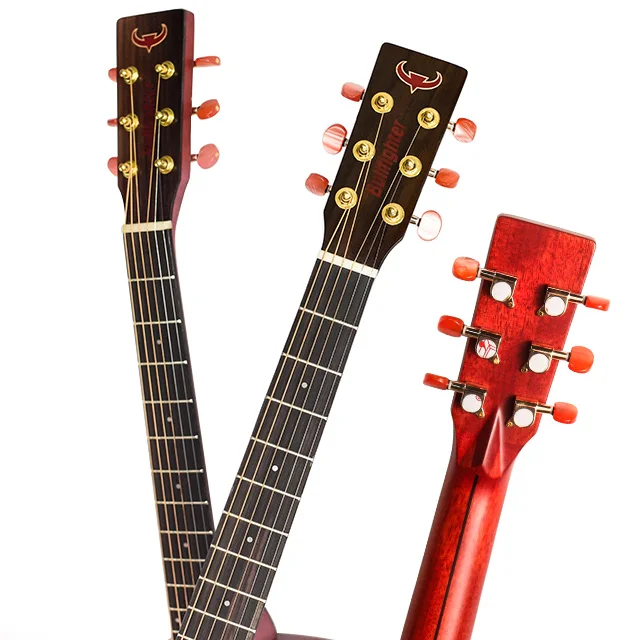 Китайская Фабрика Bullfighter D2 высококлассная 41 дюймовая Акустическая гитара из